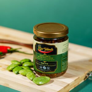 GREEN CHILLI SALTED FISH & PETAI